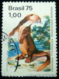 Selo postal Comemorativo do Brasil de 1975 - C 893 U