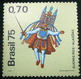 Selo postal Comemorativo do Brasil de 1975 - C 902 M