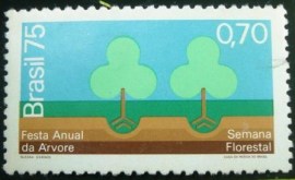Selo postal Comemorativo do Brasil de 1975 - C 903 N