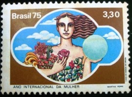 Selo postal Comemorativo do Brasil de 1975 - C 905 M
