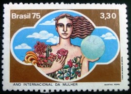 Selo postal Comemorativo do Brasil de 1975 - C 905 N