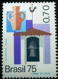 Selo postal Comemorativo do Brasil de 1975 - C 907 M