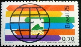 Selo postal Comemorativo do Brasil de 1975 - C 910 N