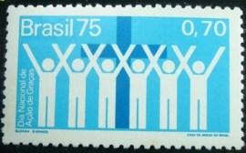 Selo postal Comemorativo do Brasil de 1975 - C 914 N