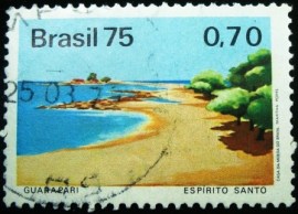 Selo postal Comemorativo do Brasil de 1975 - C 916 U
