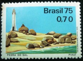 Selo postal Comemorativo do Brasil de 1975 - C 917 M