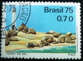 Selo postal Comemorativo do Brasil de 1975 - C 917 M1D