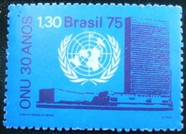 Selo postal Comemorativo do Brasil de 1975 - C 920 M