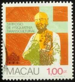 Selo postal de Macau de 1981 Symposium of Transcultural Psychiatry