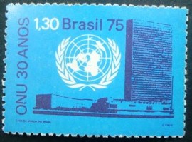 Selo postal Comemorativo do Brasil de 1975 - C 920 N