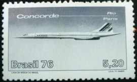 Selo Postal Comemorativo do Brasil de 1975 - C 923 M