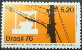 Selo Postal Comemorativo do Brasil de 1975 - C 925 M