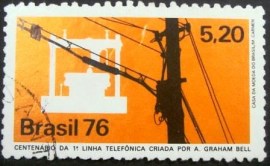 Selo Postal Comemorativo do Brasil de 1975 - C 925 U