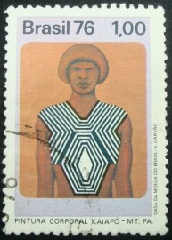Selo Postal Comemorativo do Brasil de 1975 - C 927 U
