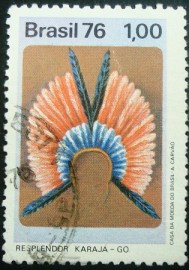 Selo Postal Comemorativo do Brasil de 1975 - C 929 U
