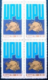 Quadra de selos do Brasil de 1979 Dia da UPU