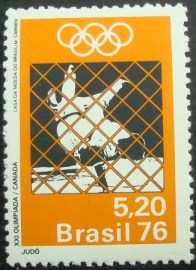 Selo Postal Comemorativo do Brasil de 1976 - C 935 M