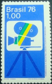 Selo postal do Brasil de 1976 Cinema Brasileiro - C 938 N