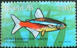 Selo Postal Comemorativo do Brasil de 1976 - C 939 M