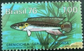 Selo Postal Comemorativo do Brasil de 1976 - C 942 N
