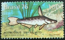 Selo Postal Comemorativo do Brasil de 1976 - C 943 M