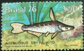 Selo Postal Comemorativo do Brasil de 1976 - C 943 N