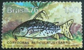 Selo Postal Comemorativo do Brasil de 1976 - C 944 N