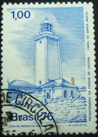 Selo Postal Comemorativo do Brasil de 1976 - C 945 M1D