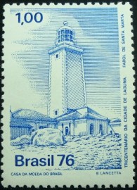 Selo Postal Comemorativo do Brasil de 1976 - C 945 N