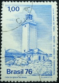 Selo Postal Comemorativo do Brasil de 1976 - C 945 U