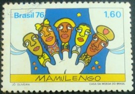 Selo Postal Comemorativo do Brasil de 1976 - C 950 U