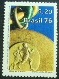 Selo Postal Comemorativo do Brasil de 1976 - C 951 M