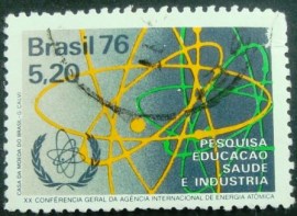 Selo Postal Comemorativo do Brasil de 1976 - C 954 U