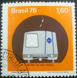 Selo Postal Comemorativo do Brasil de 1976 - C 955 M1D