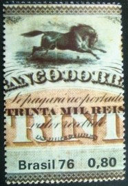 Selo Postal Comemorativo do Brasil de 1976 - C 963 N
