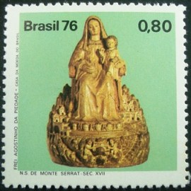 Selo Postal Comemorativo do Brasil de 1976 - C 964 M