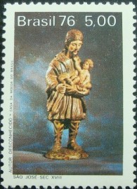 Selo Postal Comemorativo do Brasil de 1976 - C 965 M