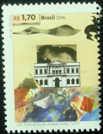 Selo postal do Brasil de 2016 Escola