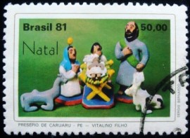 Selo postal COMEMORATIVO do Brasil de 1981 - C 1228 U