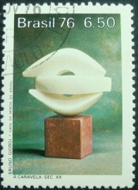 Selo Postal Comemorativo do Brasil de 1976 - C 967 U