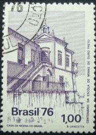 Selo Postal Comemorativo do Brasil de 1976 - C 957 N1D