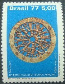 Selo Postal Comemorativo do Brasil de 1977 - C 972 M