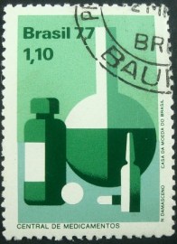 Selo Postal Comemorativo do Brasil de 1977 - C 983 M1D