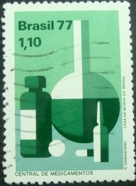 Selo Postal Comemorativo do Brasil de 1977 - C 983 U