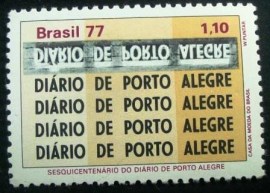 Selo Postal Comemorativo do Brasil de 1977 - C 988 M