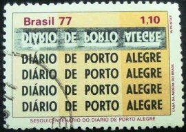 Selo Postal Comemorativo do Brasil de 1977 - C 988 U