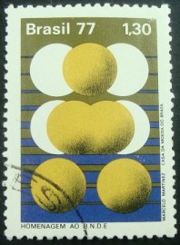 Selo postal do Brasil de 1977 Sistema Celular