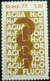 Selo Postal Comemorativo do Brasil de 1977 - C 995 M