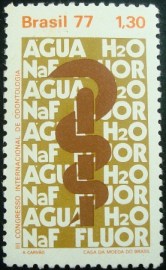 Selo Postal Comemorativo do Brasil de 1977 - C 995 U