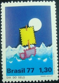 Selo Postal Comemorativo do Brasil de 1977 - C 997 M